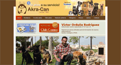 Desktop Screenshot of akra-can.es